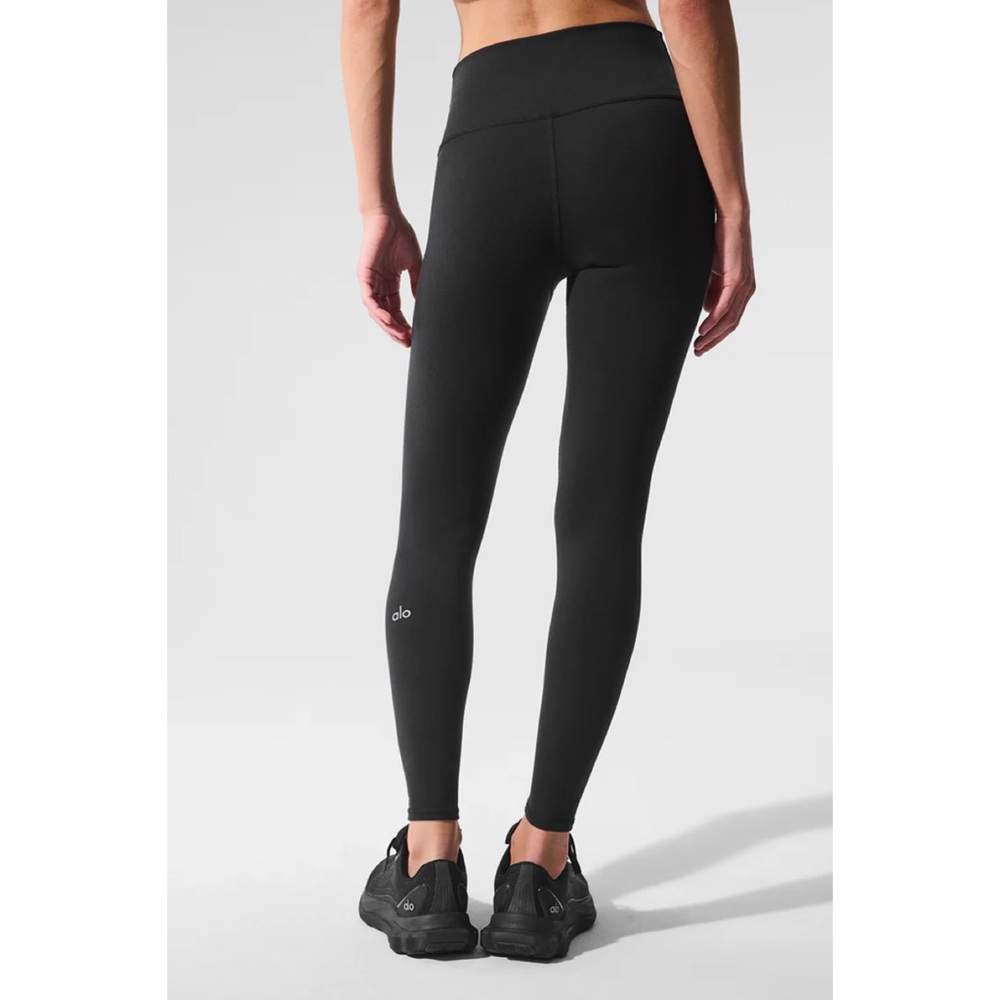 ALO Yoga Black Seamless High-Rise Leggings - Picture 3 of 5